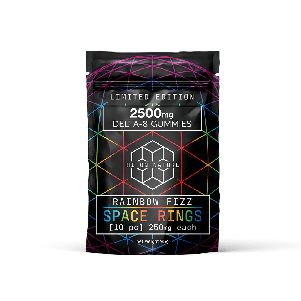 Hi On Nature Delta 8 Gummies (SPACE RINGS)- 2500mg